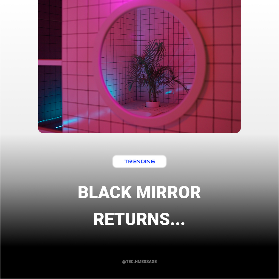 techmessageco's tweet image. Netflix hints the dystopic anthology will be returning for a 6th season. Stay tuned.

#blackmirrornetflix #blackmirrorseason5 #blackmirrorseason4 #netflixaddict #retromovies #weirdscience #retrovibe #vintagetv #retrointerior #retroinspired