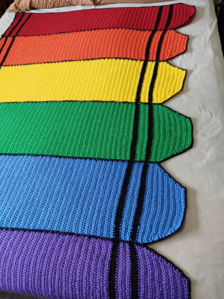 coldstreamcraft's tweet photo. Keep creatively cuddly with this #Rainbow Crayon Afghan, Handmade Crochet Blanket, Couch Throw, Kids Bedroom Decor, Teacher Gift, Gift for Artist https://t.co/kmF8FA1eeR #rainbow #crayons #crochetlovers #crochet #GermanVillage #CBUS #614 #EtsyFinds #ShopLocal https://t.co/fWe3HND5oK