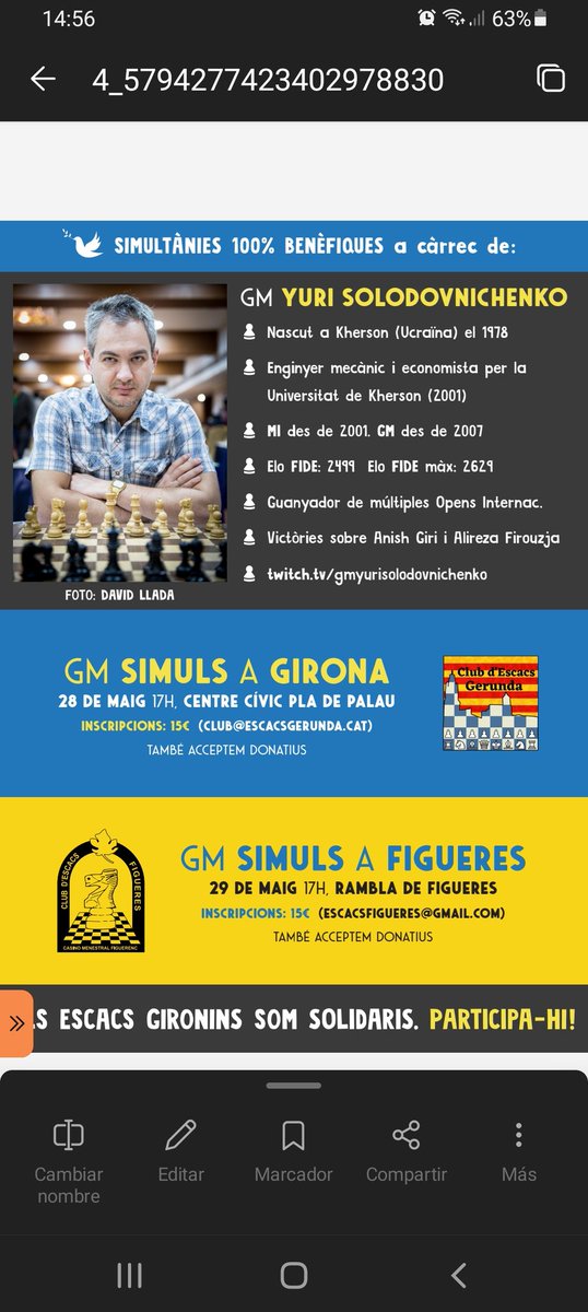 Escacs Santa Eugènia tweet media