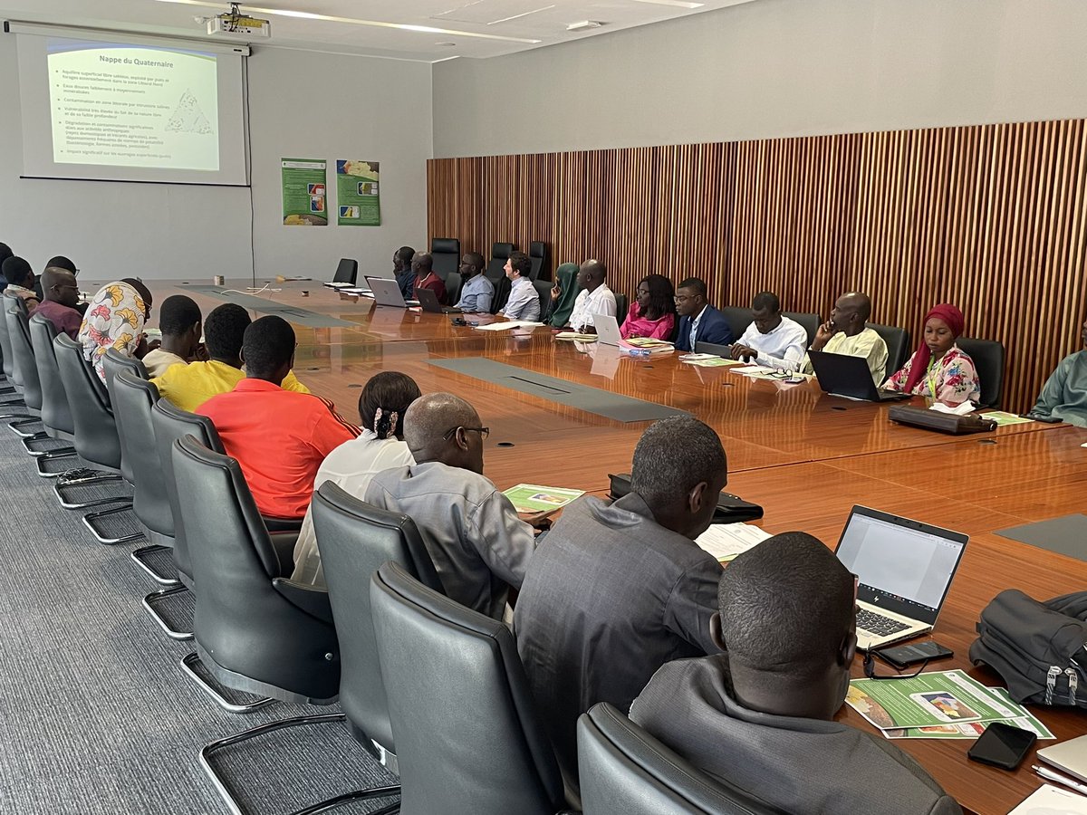 DGPRE2's tweet photo. #HappeningNow - L’atelier de restitution de l’Etude cartographique de la qualité de l’eau dans le Bassin Arachidier de la #DGPRE avec l’appui de la @WorldBankWater
@arteliagroup @Idev ic #PEAMIR
#bank #water #eau #assainissement https://t.co/aP5EY8CWH1