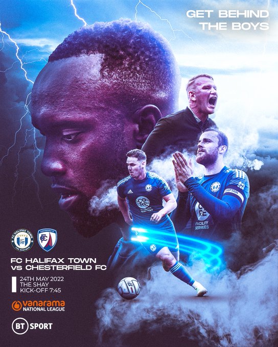 naSportsBar's tweet photo. The NASB and outside seating area will be open from 4pm-11pm today.
Live football being shown in the NASB tonight.
National League Eliminator
FC Halifax Town v Chesterfield K/O 7:45pm https://t.co/j4P6SubPtx