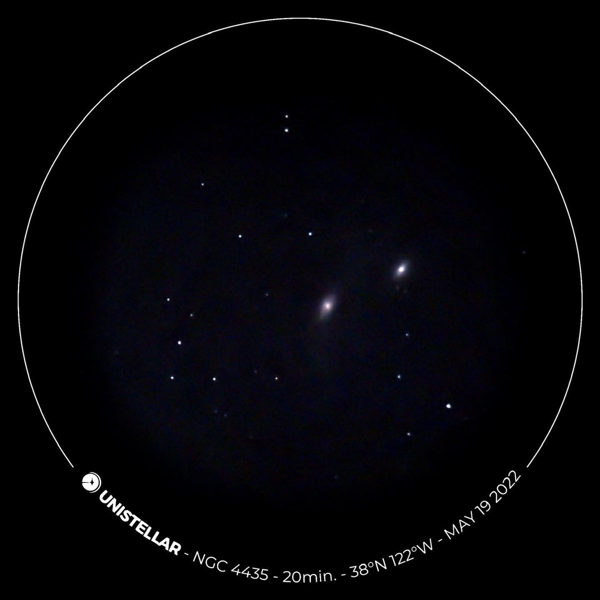 queerastrospace's tweet photo. NGC 4435 Eyes Galaxies. Magnitude 10.0 pair of galaxies located 52 million light-years away in the constellation Virgo. NGC 4435 is a barred lenticular galaxy interacting with NGC 4438.
#astrophotography #astronomy #space #unistellar #citizenscience #ngc4435 #galaxy #virgo https://t.co/P4bBZGnD6q