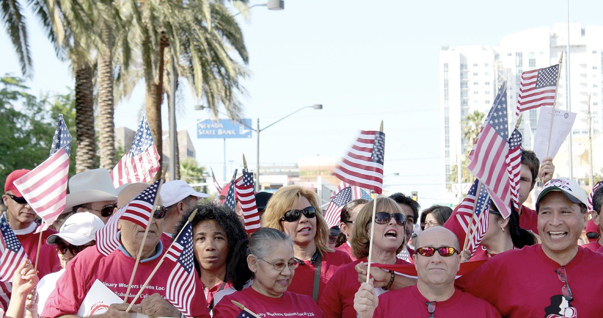“Wall Street didn't build this country, the middle class did. And unions built the middle class, not labor. Unions built the middle class. That's a fact.”