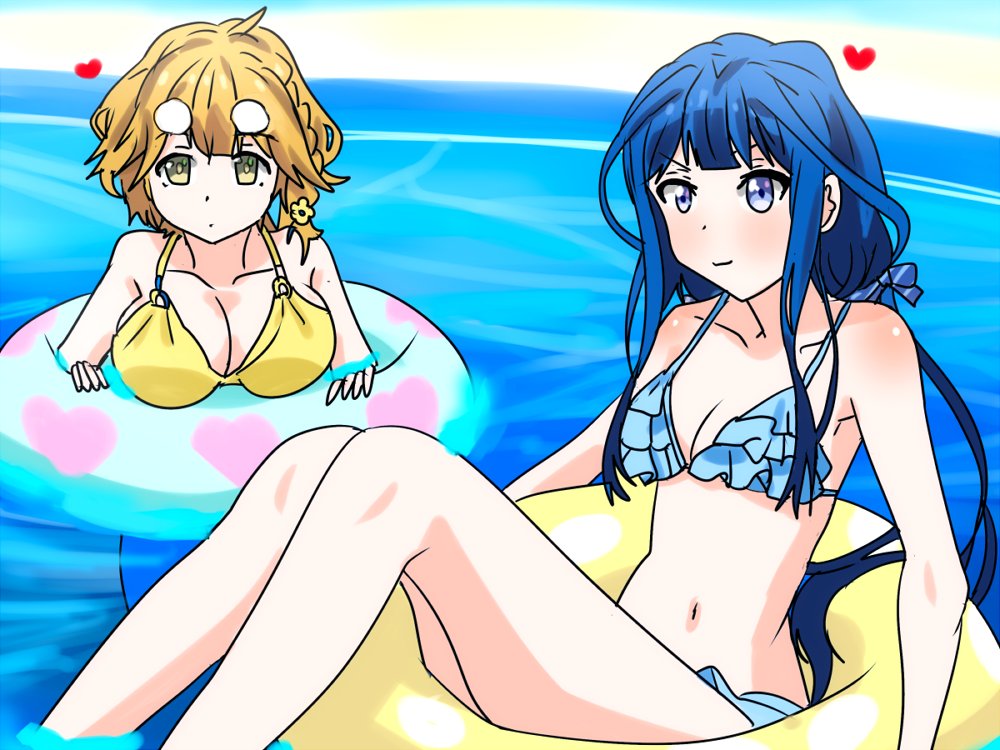 プールでキャッキャウフフ♡ #政宗くんのリベンジ #小岩井吉乃 #安達垣