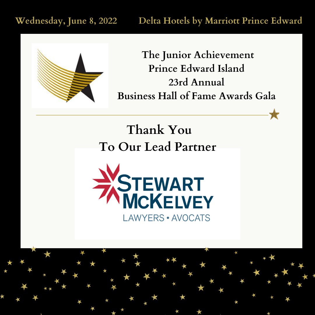 We are thrilled to be hosting the JA PEI Business Hall of Fame Awards Gala on Wednesday, June 8, 2022.  Join us in celebrating the accomplishments of Liam &amp; Kim Dolan, Peter MacDonald, and Dan MacIsaac. To reserve your seats, please contact Virginia Harris at vharris@japei.org