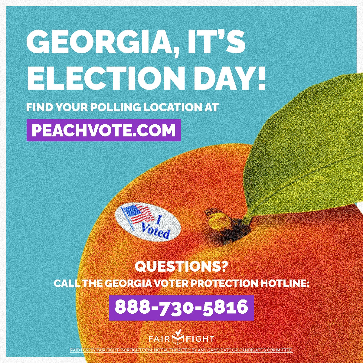 Fair Fight on Twitter "Today is Primary Election Day! Visit https//t.co/pP9K7Sp5zM to find