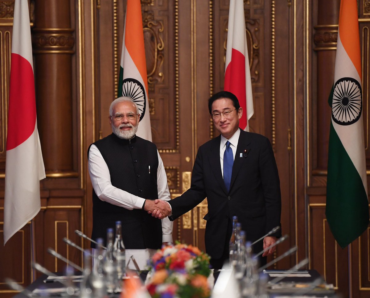PM Modi meets Japan’s PM Kishida; Gujarat Bullet Train project also discussed