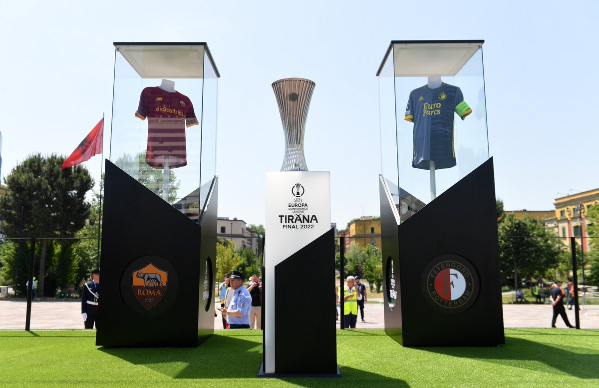 Conf_League's tweet image. 🇦🇱 In Tirana? 
📸 Send us a picture 

#UECLfinal