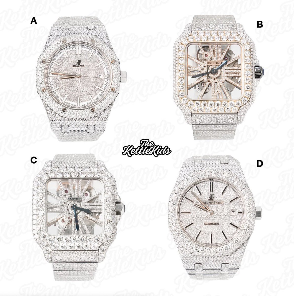 TheKettleKids_'s tweet photo. #CHOOSEYOURWATCH π β Four #Bussdowns from our collection in-store today. If you could only take home one of them, which one are you picking and why? π
Let us know in the replies ππ½ https://t.co/JQvHWvd123