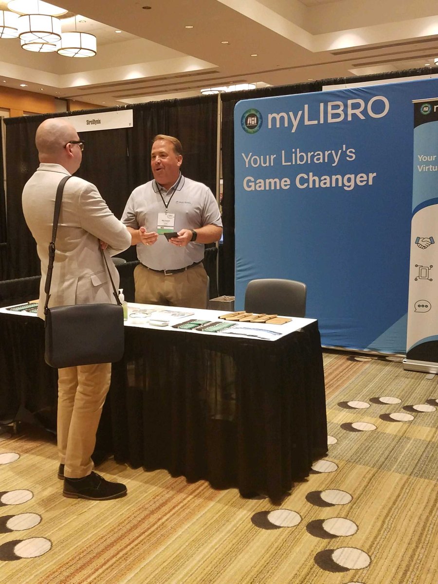 MyLibro's tweet photo. Are you attending #FLACON22 this week?
Join us in booth 52 and we’ll share how we’re helping libraries of all sizes across the country improve patron access and increase circulation once again.
#VirtualBranch #LibrariesTransform https://t.co/bYihSBkDO3