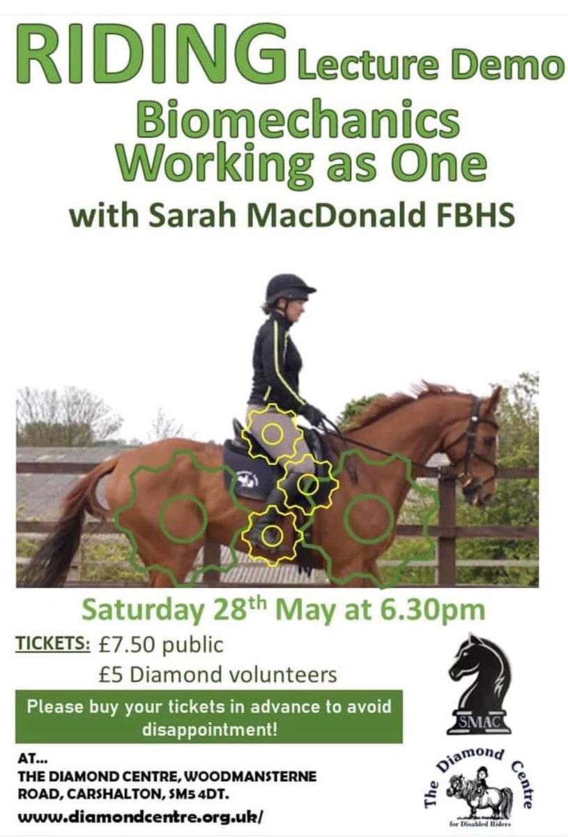 It's not too late to get tickets for our Biomechanics lecture demo. If you have ever wanted to know how horses move and how we as riders impact their movement, this is the talk for you!