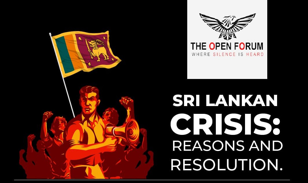 TheOpenForumUK's tweet photo. We are live now! Live questions will be answered in real time. Tune in and post using #SriLankaCrisis to ask your question and dig deeper into the reality. 

Click: https://t.co/B4laa32xmN

#live #webinar #srilanka #SriLankaNews #Tuesday #SriLankaProtests #Turmoil https://t.co/iVQsIvw4He