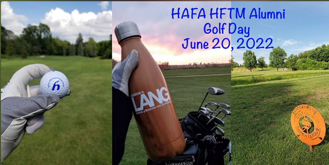 Calling all HAFA HFTM Alumni! 
Join us on June 20th for a fun day of golf at the Brookfield Golf Club! ⛳️
Can't wait to see you. Details and registration below.
#HFTMProud #LangBusiness #UofG 
uoguelph.ca/hftm/events/20…
