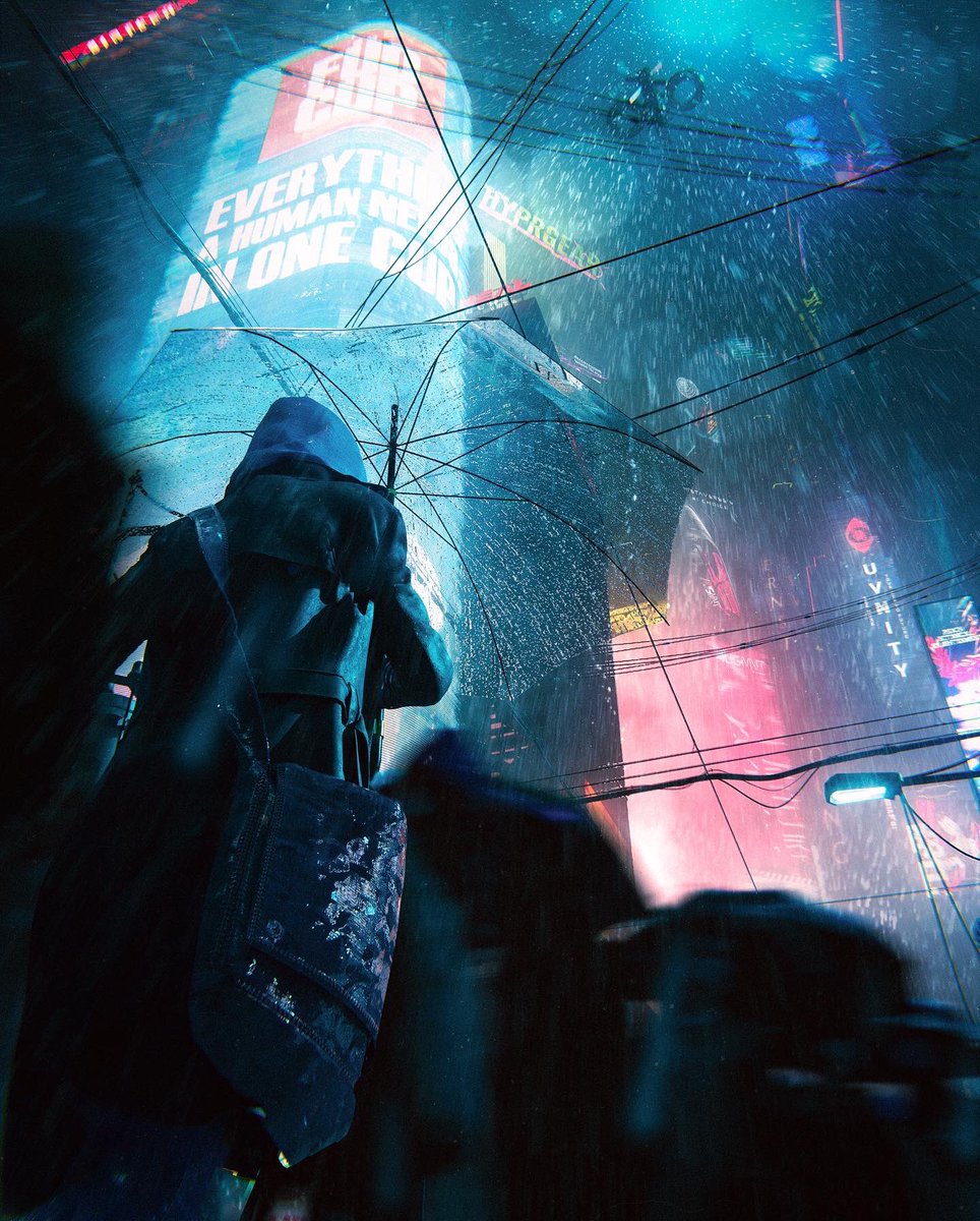 Gm☕️
————
022//RUSH HOUR

Had fun with the new Cyberpunk Kit from <a href="/kitbash3d/">KitBash3D</a> 
Thank you for sending it to me!💙