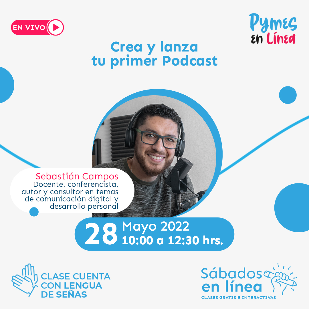 CorfoTarapaca's tweet photo. ‼️Atención emprendedores #Tarapacá‼️
¿Estás buscando una nueva forma de dar a conocer tus contenidos? ¡Esta clase es para ti! 🤩 Conoce todo lo que debes saber para CREAR TU PRIMER PODCAST 🎧 🗣️
👩💻 💪🚀🌎✅
Inscripciones ➡️ https://t.co/fYQARw3xEW https://t.co/xwoGwzjRy5