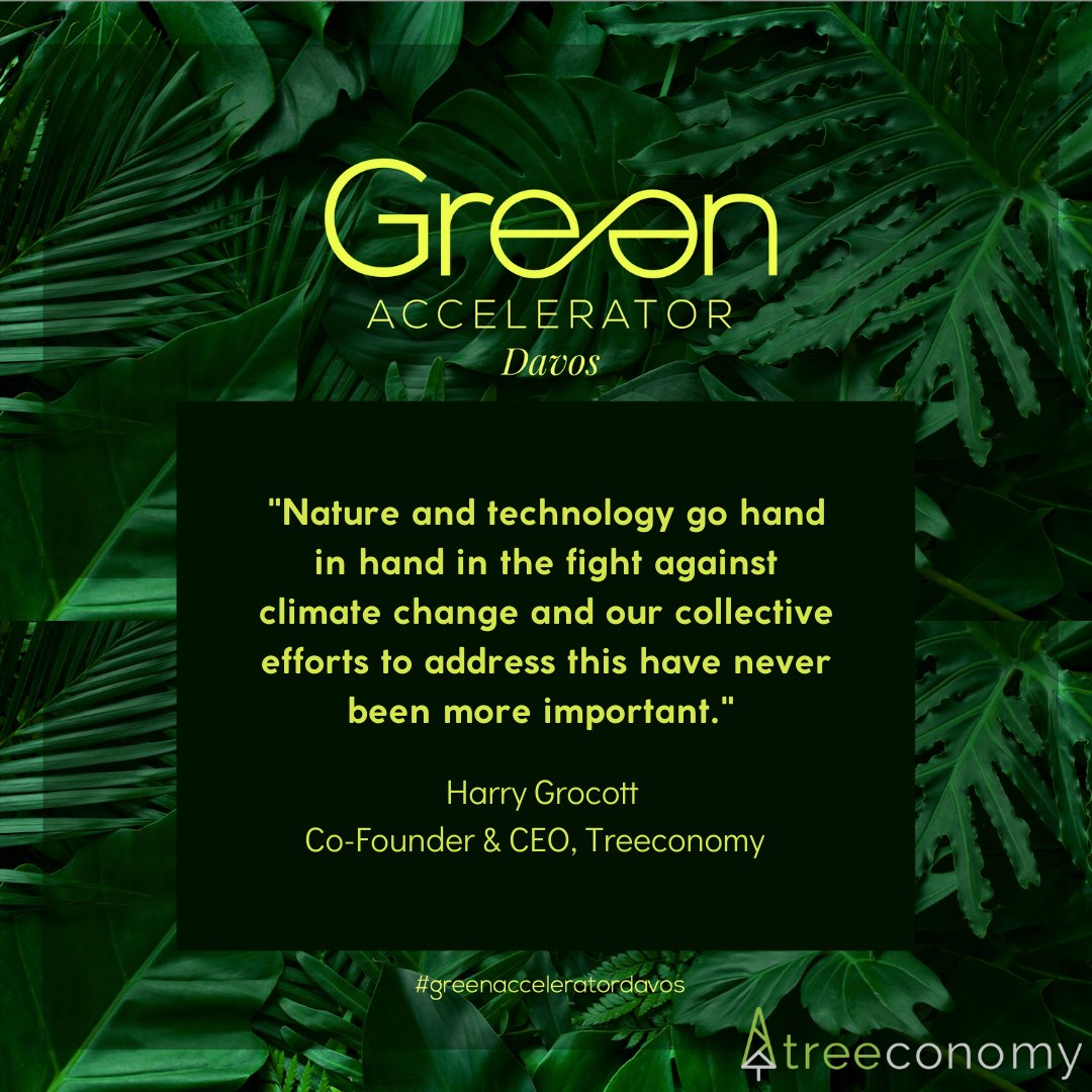 Tomorrow <a href="/harry_grocott/">Harry Grocott</a> will be presenting Treeconomy at the Green Accelerator Programme at Davos 2022! (1/3)