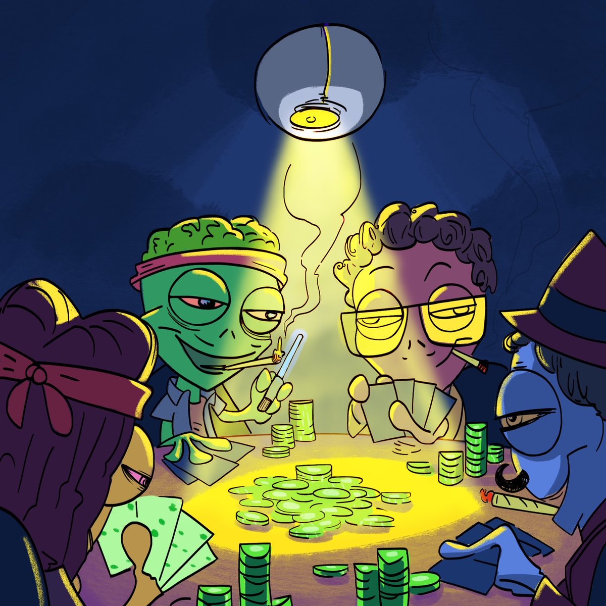 Hits bong...

Good day buds. $HEMP will be released in a few days, use it to trade, purchase in game collectables, and play P2E games such as poker and more...
Staking on June 5th 🚀

Stay tuned, stay high🌿