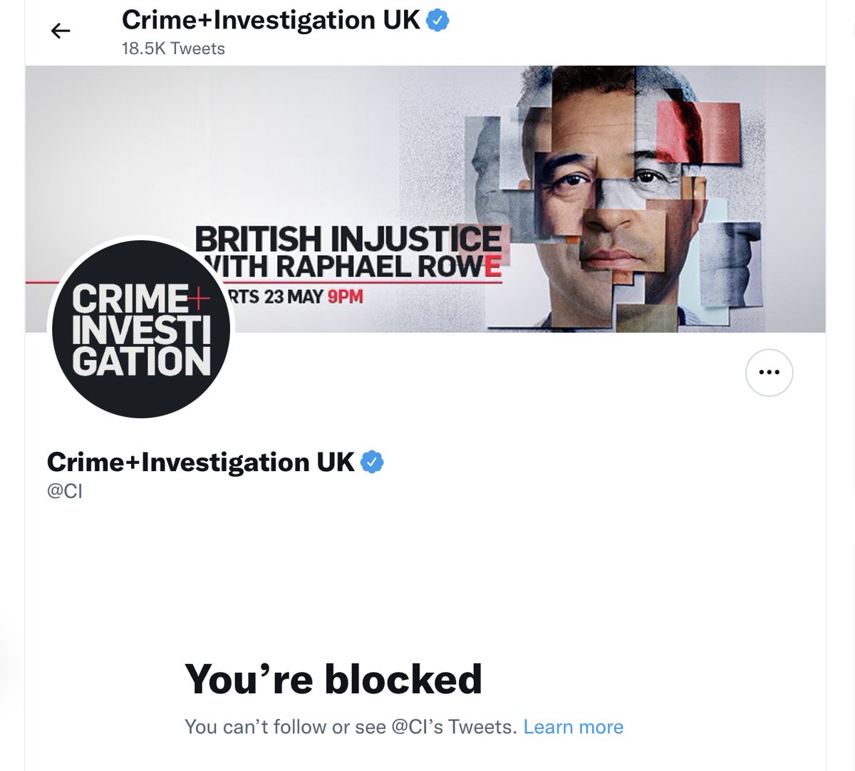 InnocenceFraudW's tweet photo. Enablers and gaslighters Crime+Investigation UK @CI lionise killers and promote ‘innocence’ fraud!
Violent killer Raphael Rowe has never proved his innocence nor has Michael O’Brien
#InnocenceFraud #M25three #RaphaelRowe #CardiffNewsagent3 #Propaganda #Killers #ConArtists https://t.co/8rrtth6EYP