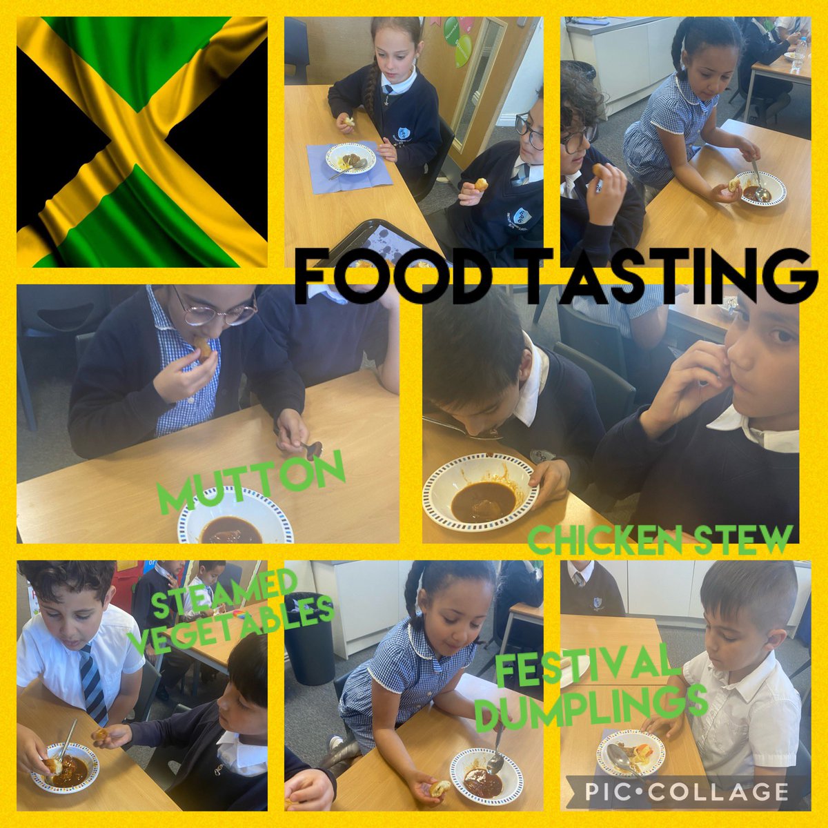 Thank you so much to <a href="/RaggasCaribbean/">Verdain Griffin</a> for letting us taste some of your popular dishes - we loved them! We could taste some spicy and sweet flavours 😋. We can’t wait to make our Jerk Chicken tomorrow. #smithdowndt #smithdownjubilee