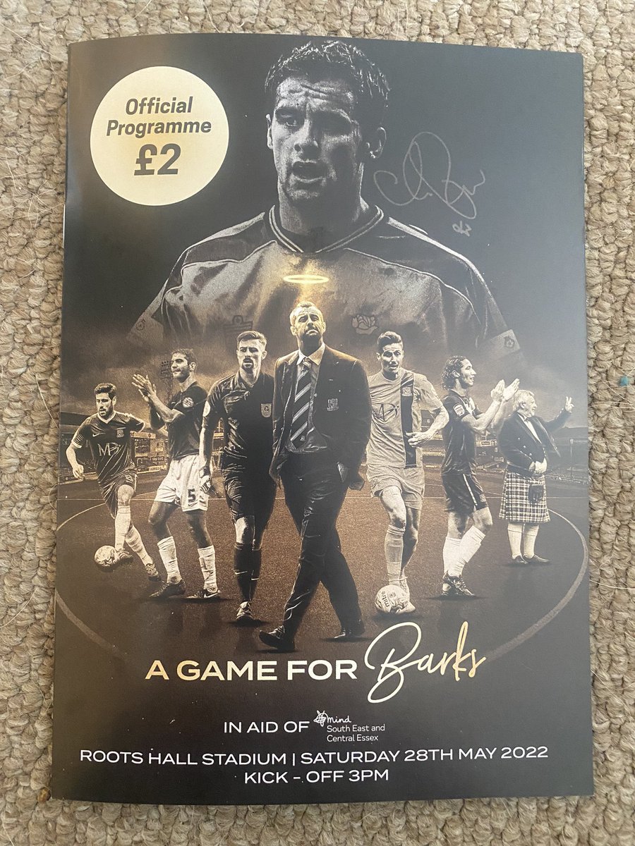 CJPhillips1982's tweet photo. The programmes have arrived for Saturday’s game. Amazing work on the design by @JacksoOscar02 https://t.co/Yiwe2s5o6Q