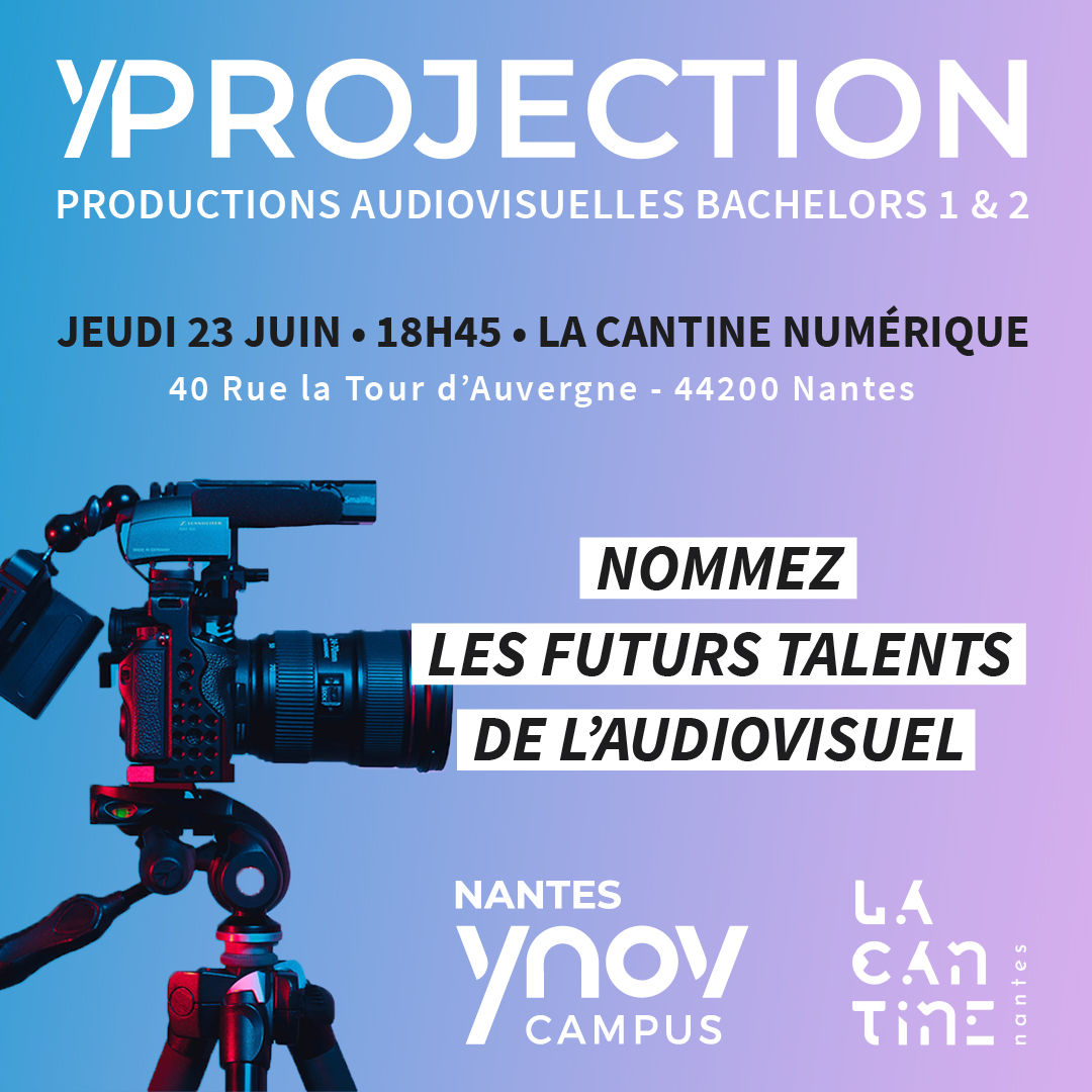 📽️Vous avez toujours rêvé d'être jury pour élire votre coup de coeur ?

Notre nouveau partenaire Nantes Ynov Campus vous invite à 𝑢𝑛𝑒 𝑝𝑟𝑜𝑗𝑒𝑐𝑡𝑖𝑜𝑛 𝑝𝑟𝑖𝑣𝑒́𝑒 𝑙𝑒 23 𝐽𝑈𝐼𝑁, découvrez le talent des étudiants 🎉

l'inscription c'est ici 👉lnkd.in/ewVDubE7