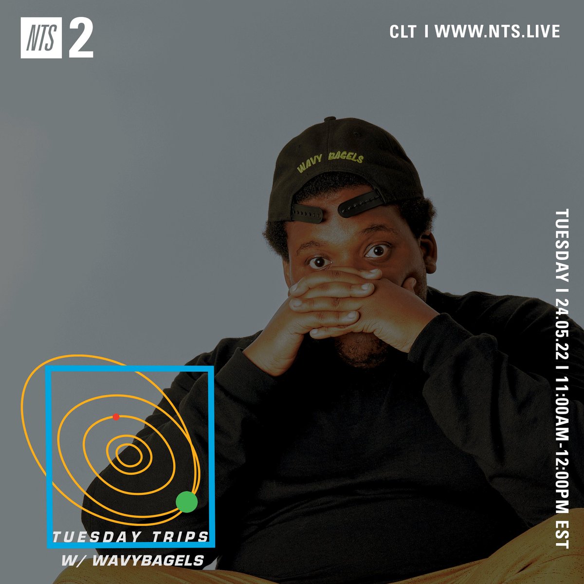 wavy_bagels's tweet photo. Tune into @NTSlive at 11am EST for a new episode of Tuesday Trips. The homie @nahhmyg playing some familiar tunes and new cuts as #BAVY is on the horizon. 🌊🌊🌊

https://t.co/ivlrJ3Q21t https://t.co/3nNCXTiNxT