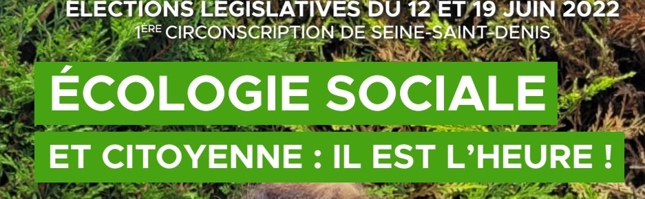 mariannedarmon's tweet photo. Eh Twitter ! Il est l'heure de l'#écologie #sociale et #citoyenne sur la première circo de #seinesaintdenis
Une nouvelle députée pour la #9301 ?
👍 A suivre sur https://t.co/sltUNkJLL6
#SaintOuen #EpinaysurSeine #LileSaintDenis #SaintDenis https://t.co/5DYskgSy3B