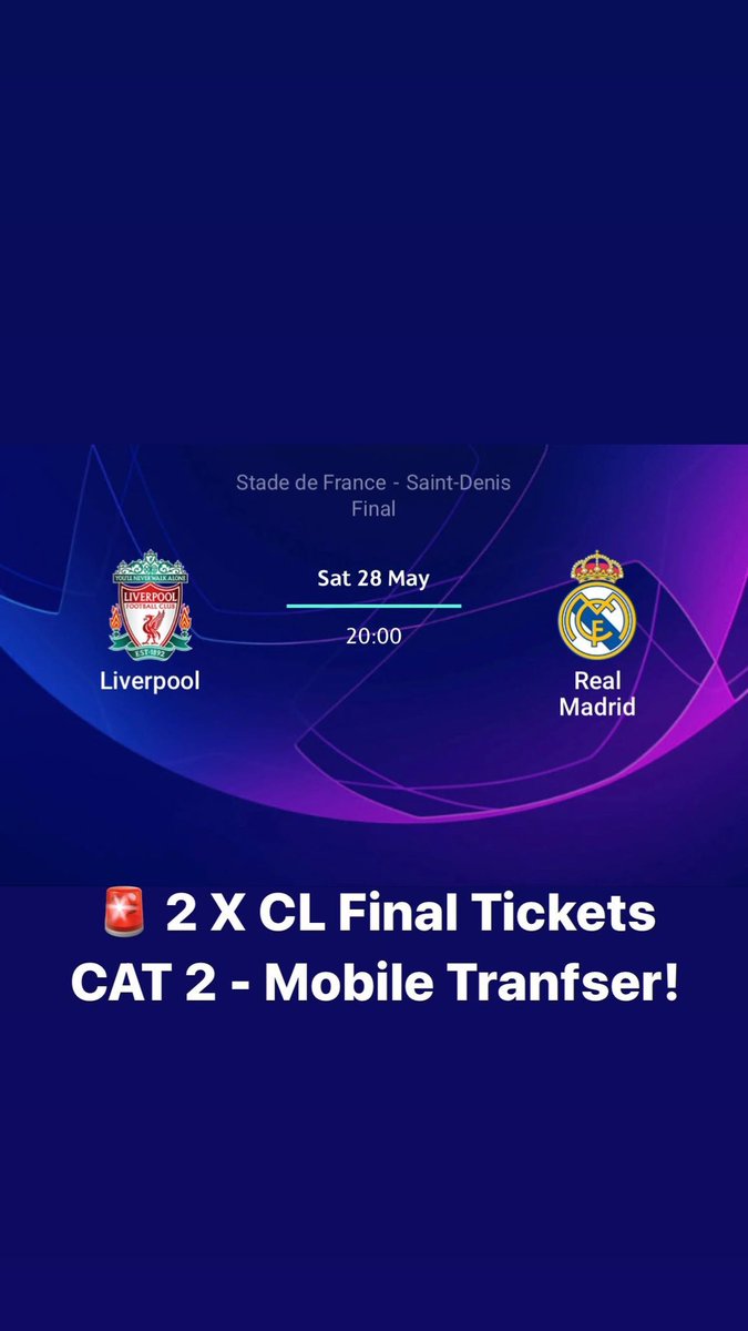 🚨 FREE GIVEAWAY CHAMPIONS LEAGUE FINAL!! To Enter: ✅ Follow Us 👫 Tag 2 Friends 👍🏽 Like & RT Winner will be announced Thursday 26th May 22. Goodluck! 🤞🏽 #LFC #LFCSpares #ChampionsLeague #Liverpool #giveaway #win #ChampionsLeagueFinal #free