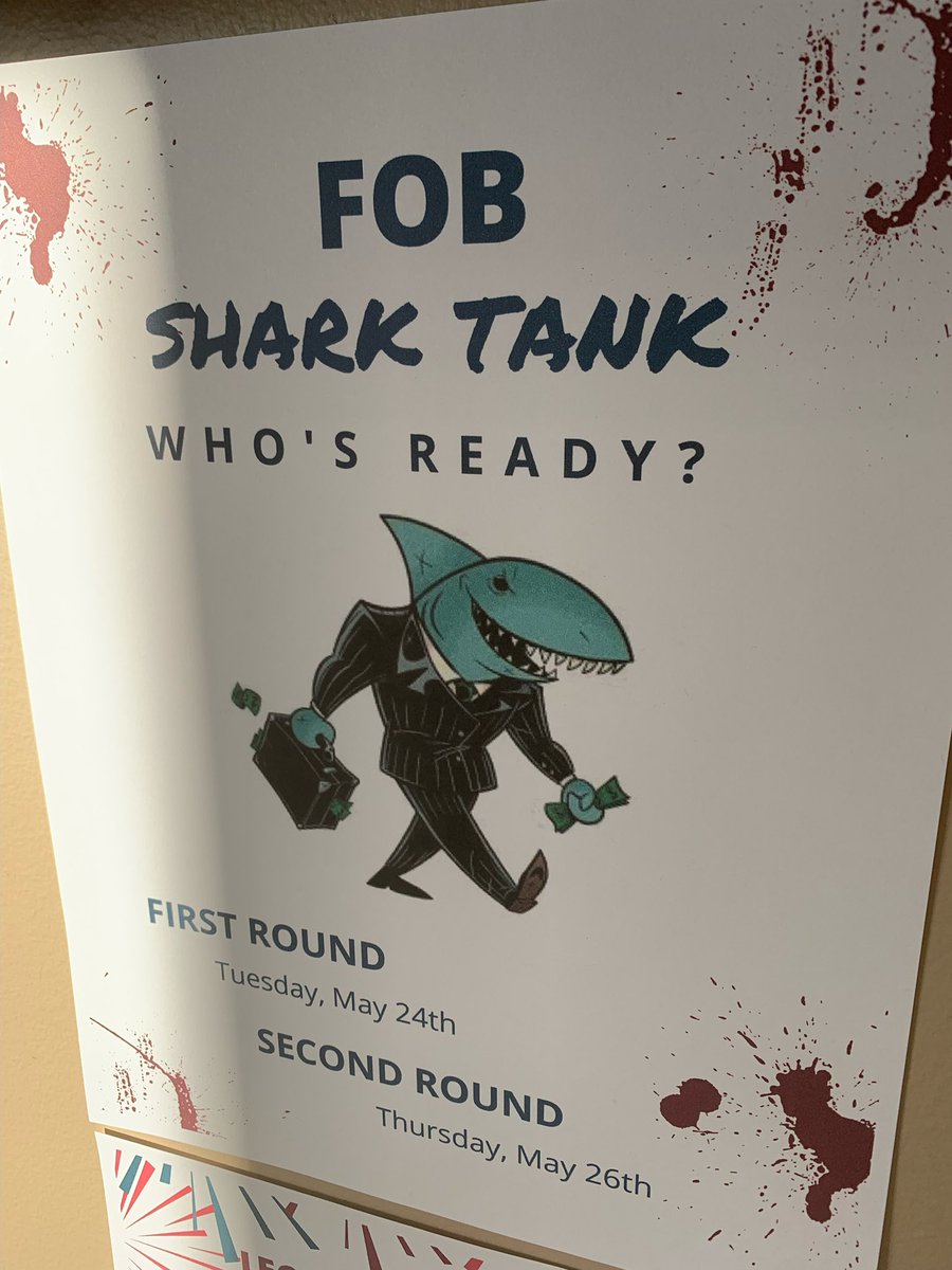 Time for our annual Shark Tank competition! First round pitches are under way! #sharktank #mncapsbiz