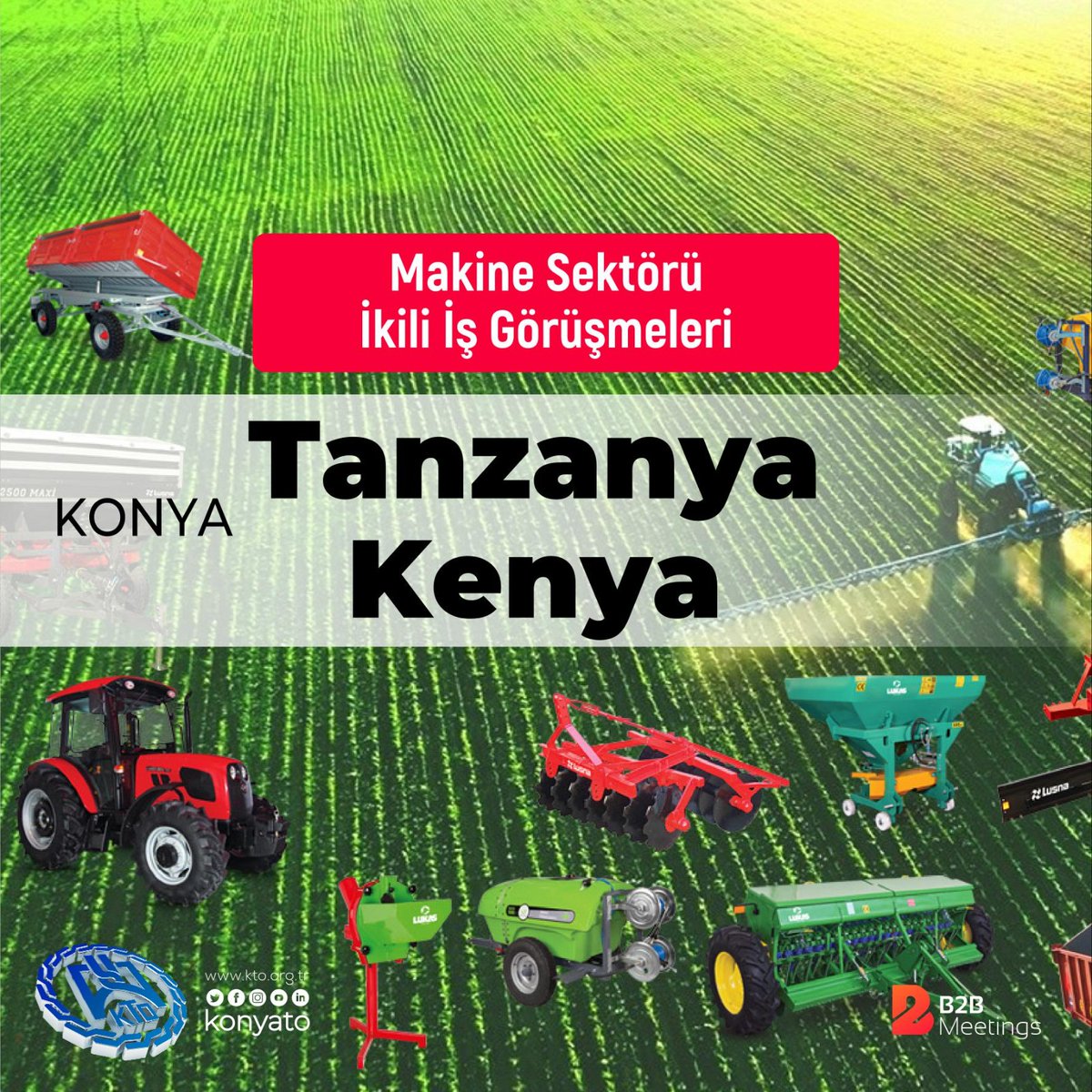 Tanzanya-Kenya; Makine sektörüne yönelik odamız tarafından 3-11 Eylül 2022 tarihinde “Online İkili İş Görüşmeleri” düzenlenecektir. #b2b @b2bmeetingstr
Listofcompany

Ayrıntılı bilgi için bit.ly/3lFiK8a