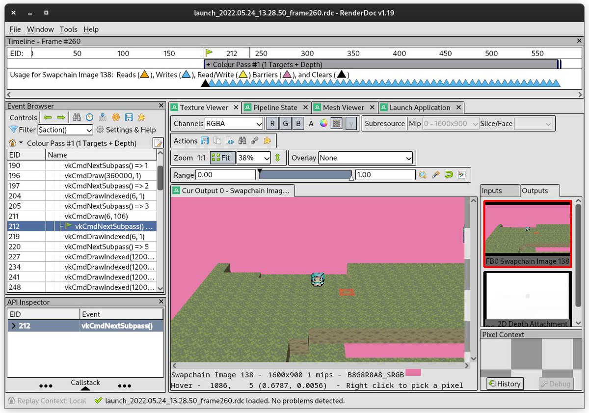 cddadr's tweet image. build app with roswell #common_lisp  #vulkan  #renderdoc