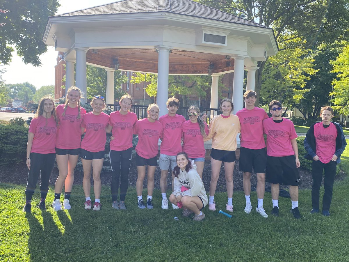 Community Service Day! Our students will be out in the community all day! #ItTakesAVillage