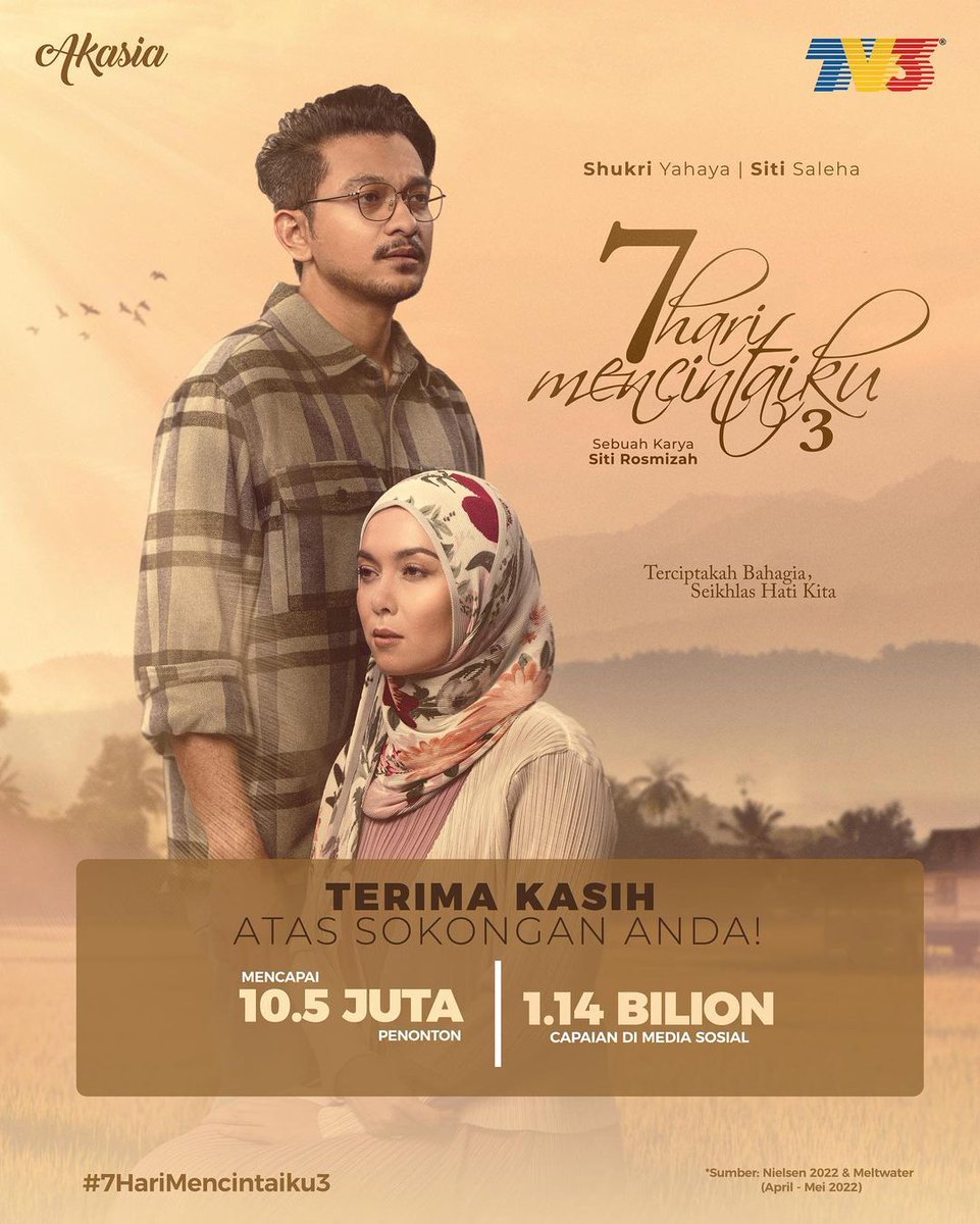 7hmku's tweet photo. TERIMA KASIH ❤️

#7harimencintaiku3 https://t.co/Et1308SCKb