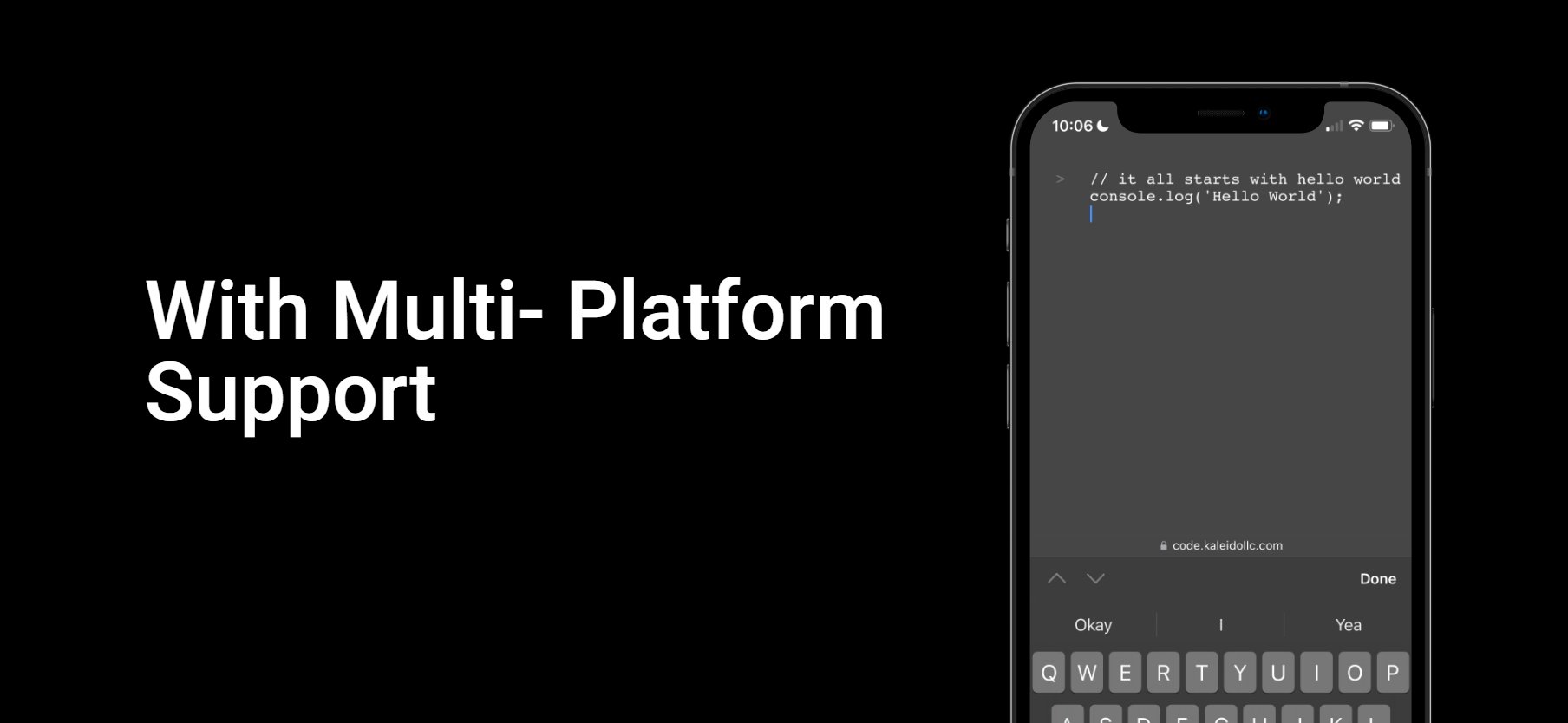 KALEIDO LLC. on Twitter "Introducing the all new KALEIDO Code, a fast