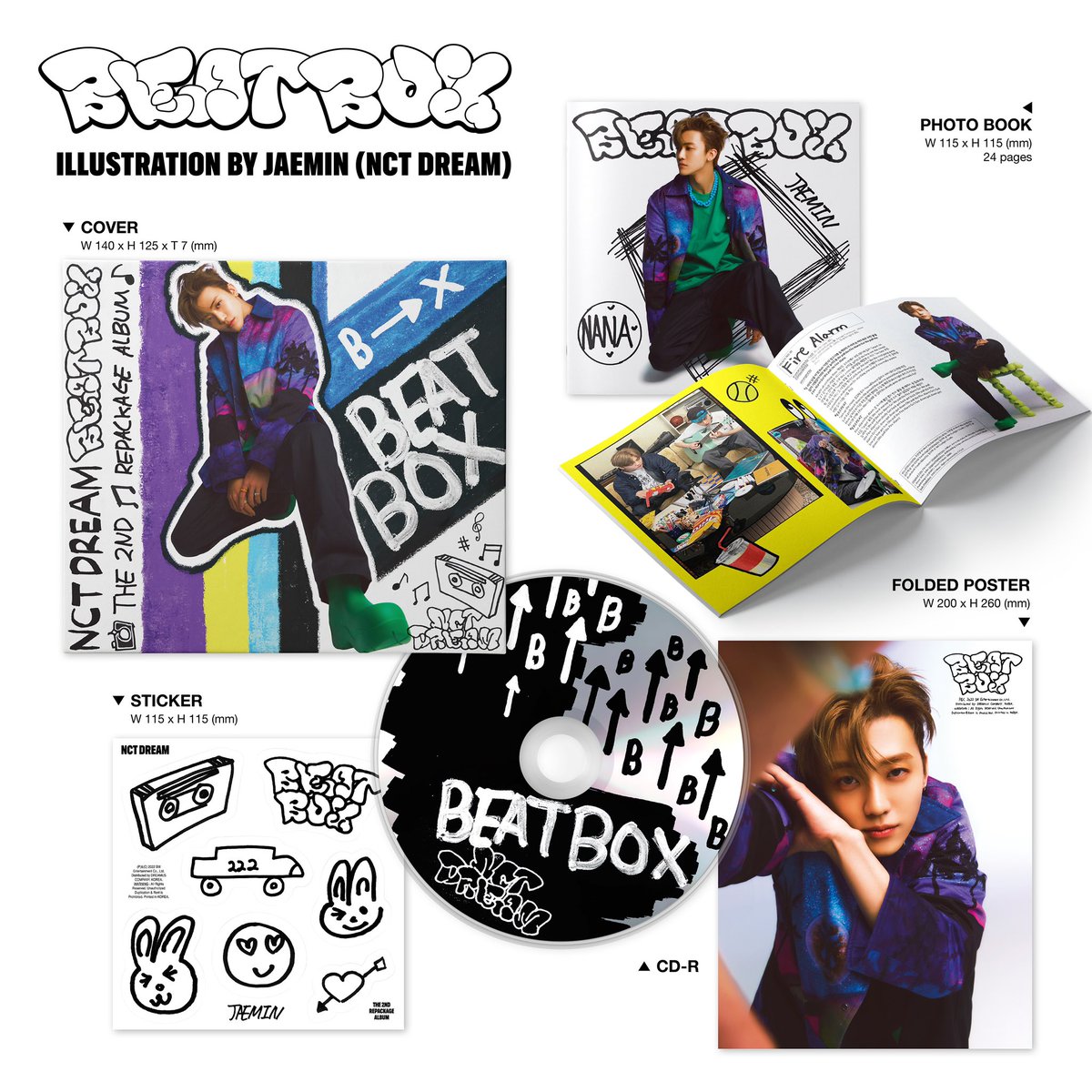 sayhihamq's tweet photo. Pls RT แจก500🥗
beatbox digipack รอบดันยอด 
💐ราคา 249 (มัดจำ 100) 
💐แกะ/ไม่แกะ
💐สั่ง 7 บั้ม 7 ปก (ครบทุกเมม) 
💐ค่าส่งในไทยems 55฿
⛴ ส่งเรือกลับไทย (รอ 20-30+วัน) 
เรียงลำดับการ์ด/ปก ตามการโอน+กรอกฟอร์ม
👉🏻https://t.co/iyTgbd8i11
#ตลาดนัดnctdream #ตลาดนัดnct 
#NCTDREAM_Beatbox https://t.co/FAOoCaHOrP