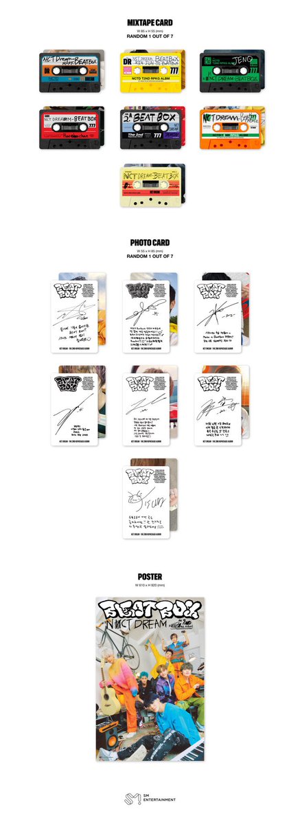 sayhihamq's tweet photo. Pls RT แจก500🥗
beatbox digipack รอบดันยอด 
💐ราคา 249 (มัดจำ 100) 
💐แกะ/ไม่แกะ
💐สั่ง 7 บั้ม 7 ปก (ครบทุกเมม) 
💐ค่าส่งในไทยems 55฿
⛴ ส่งเรือกลับไทย (รอ 20-30+วัน) 
เรียงลำดับการ์ด/ปก ตามการโอน+กรอกฟอร์ม
👉🏻https://t.co/iyTgbd8i11
#ตลาดนัดnctdream #ตลาดนัดnct 
#NCTDREAM_Beatbox https://t.co/FAOoCaHOrP