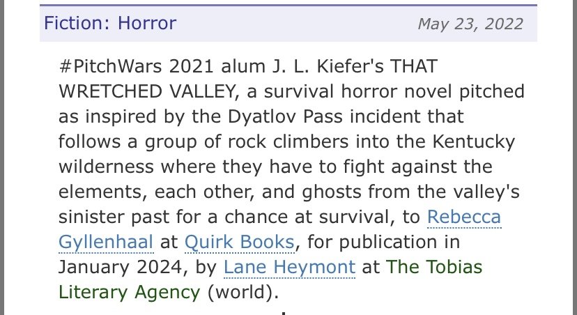 Jenny Kiefer | THIS WRETCHED VALLEY tweet media