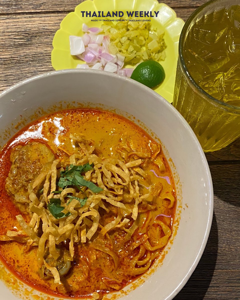 Northern Thai Food 🥘 🇹🇭 
“Khao Soi” (Curry Noodle Soup) 

#Thaifood #Khaosoi #foodlovers
