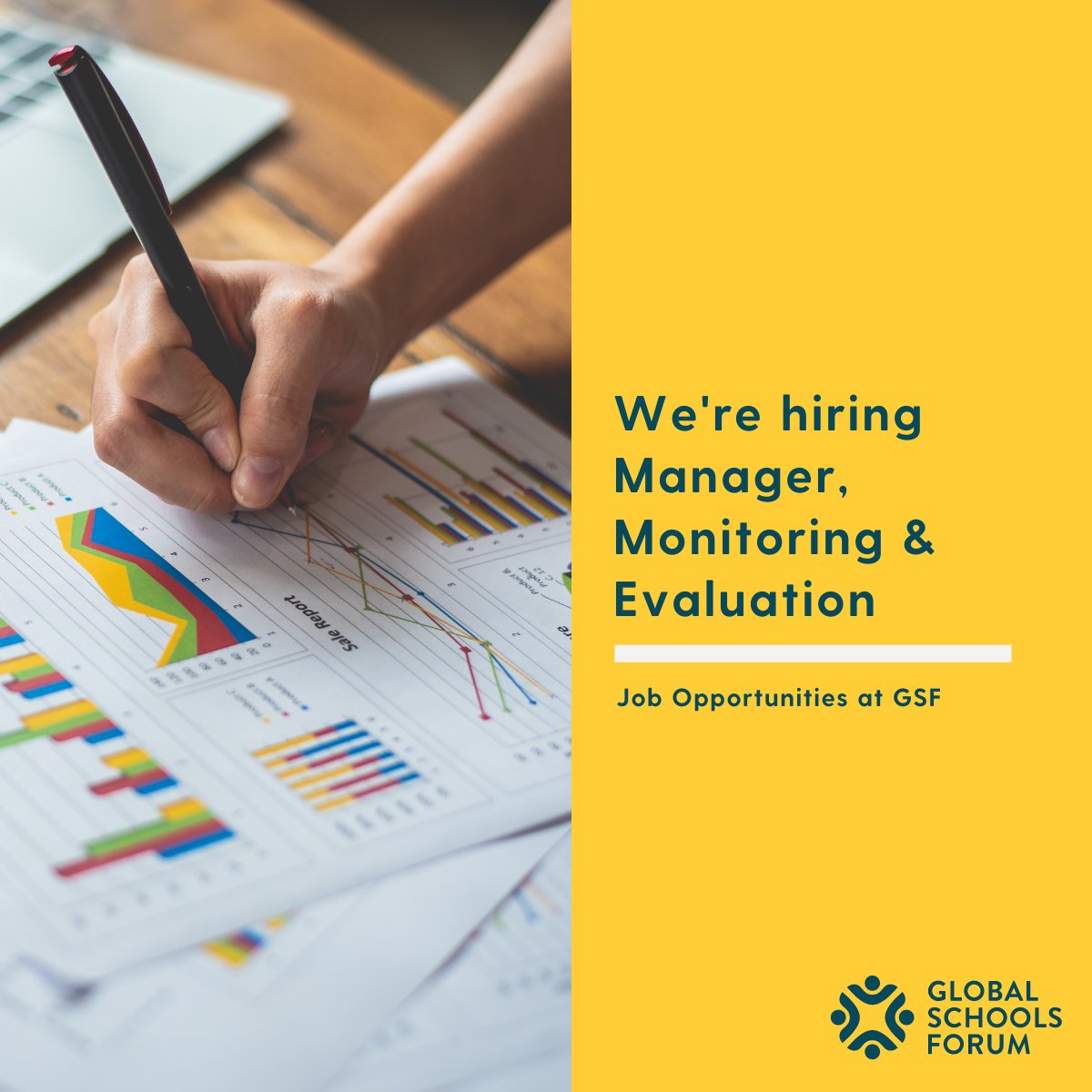 GSF_talks's tweet photo. We are looking for an expert to join us as Manager (Monitoring and Evaluation).
You will have the opportunity to contribute to a one-of-a-kind global organisation that is focused on transforming education outcomes in developing countries. Apply here: https://t.co/nGwOu17F9V https://t.co/kLHSPMwZ5L