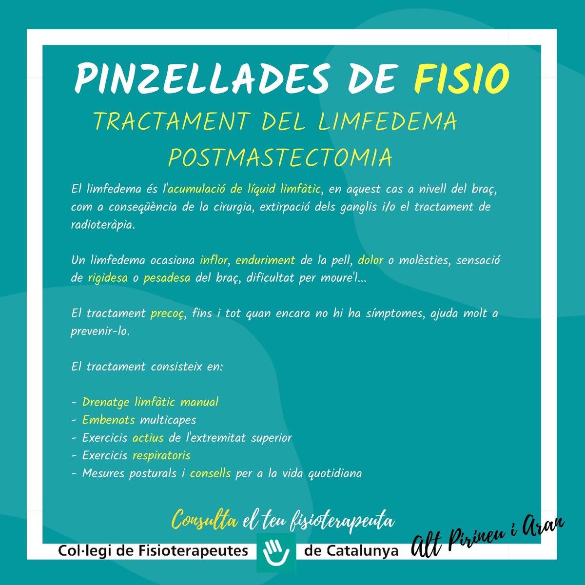 TRACTAMENT LIMFEDEMA POSTMASTECTOMIA @flaut4 @colficat <a href="/salut_cat/">Salut</a> @colficatlleida @colficatcentral @colficatebre @radioseu @fshlaseu
#fisioteràpia #fisioterapia