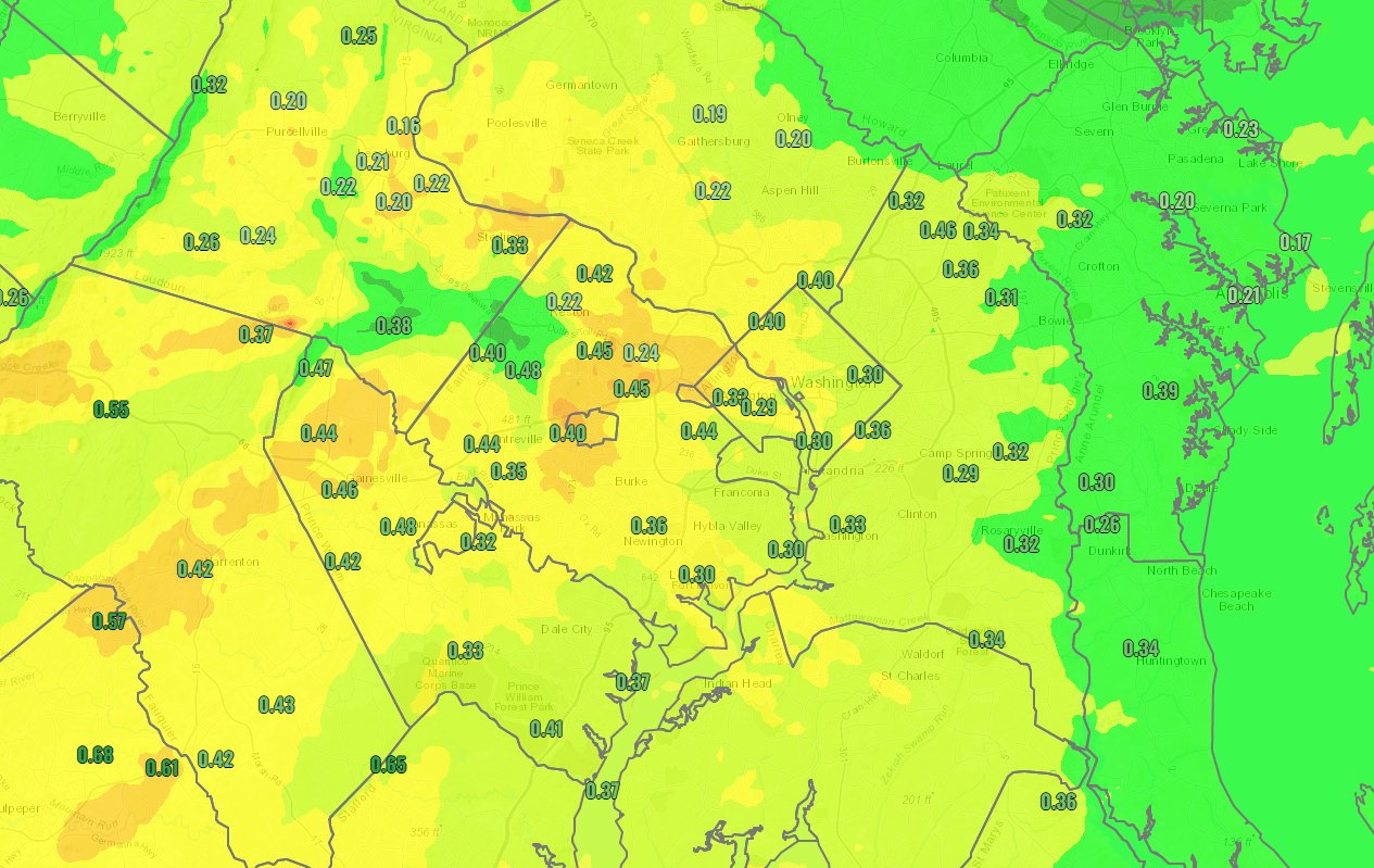 Capital Weather Gang no Twitter "This is the second wettest May in the