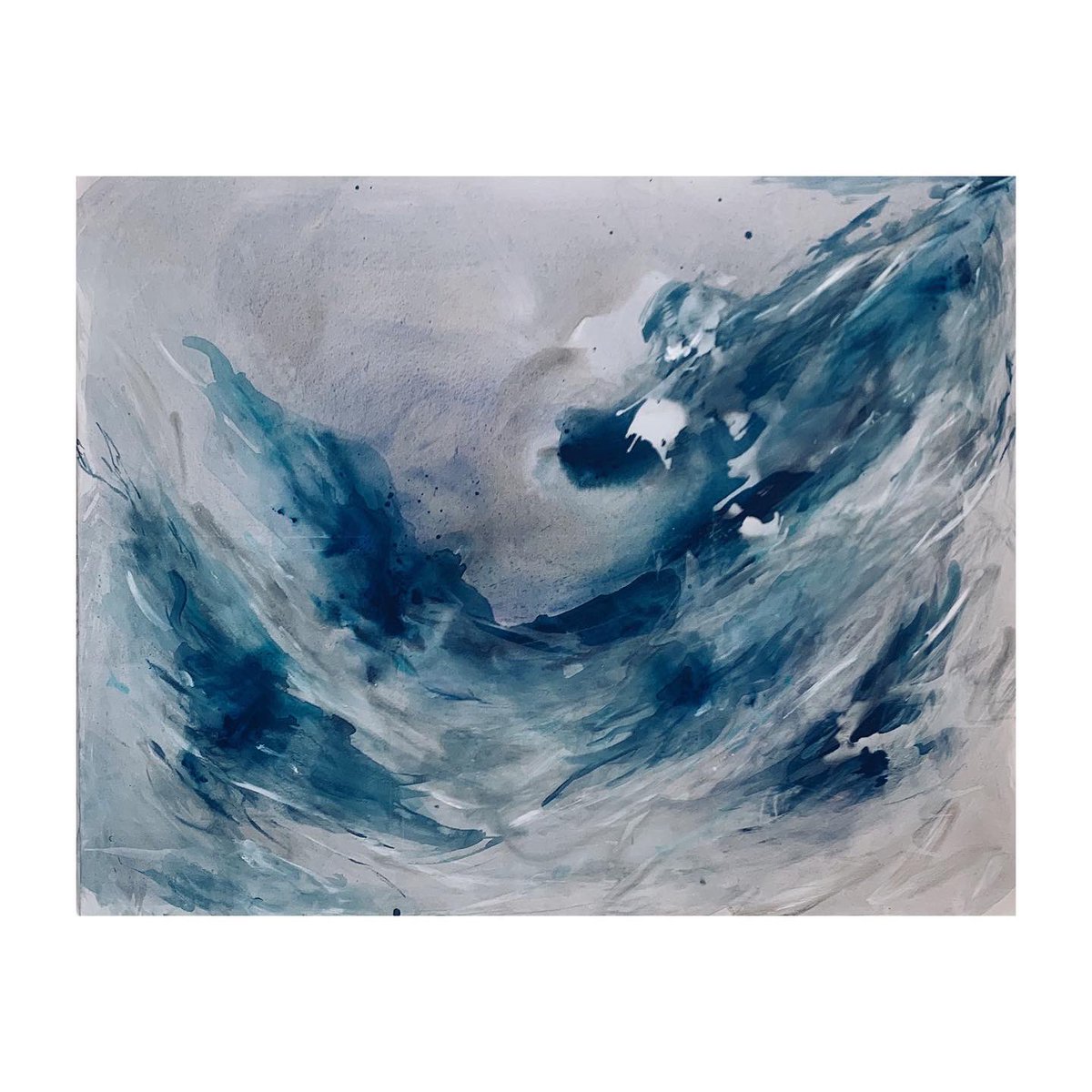lolabelvilla's tweet photo. Gm fam! Sharing some paintings here. The wave, acrylic and pastel on canvas. 💓🌊 #nftartist #nftart #abstractart #abstractpainter #abstractexpressionism #femalenftartist #follow #nftcurious https://t.co/9o3qiDrlTp