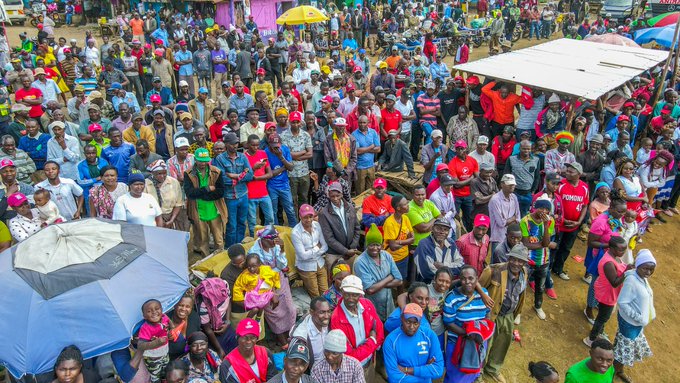 Bosy2023's tweet photo. The DP designate, HE Martha Karua, at Wiyumiririe, Laikipia County https://t.co/XlmeP4Hcni