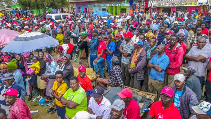 Bosy2023's tweet photo. The DP designate, HE Martha Karua, at Wiyumiririe, Laikipia County https://t.co/XlmeP4Hcni