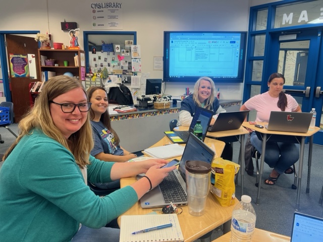 Anna_Hebb's tweet photo. #VTSSatwork @Vtss_ric @CuCPS The VTSS Tier 1 team is meeting to action plan for next year. Many creative ideas based on data and creative staff. https://t.co/cwJuqgNvhE