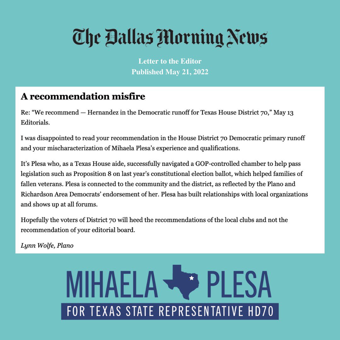 Representative Mihaela E. Pleșa tweet media