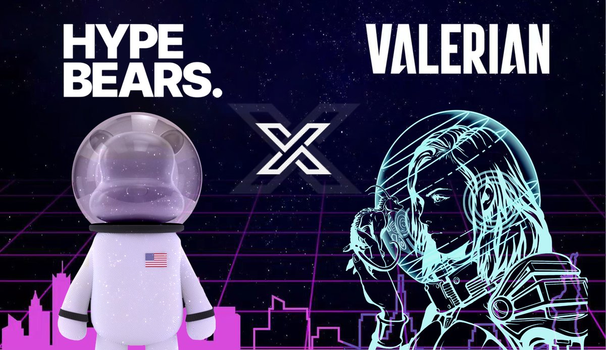 🎉HYPEBEARS x Valerian NFT🎉
Valerian NFT is a comic based NFT
Inspired and authenticated by Valérian and Laureline comics series. 

3 WL spots!

1.Follow @Valerian_NFT &amp; <a href="/hypebearsclub/">HYPEBEARS</a>
2.Like, Retweet &amp; Tag 3 friends
3.Join discord.gg/valerianclub