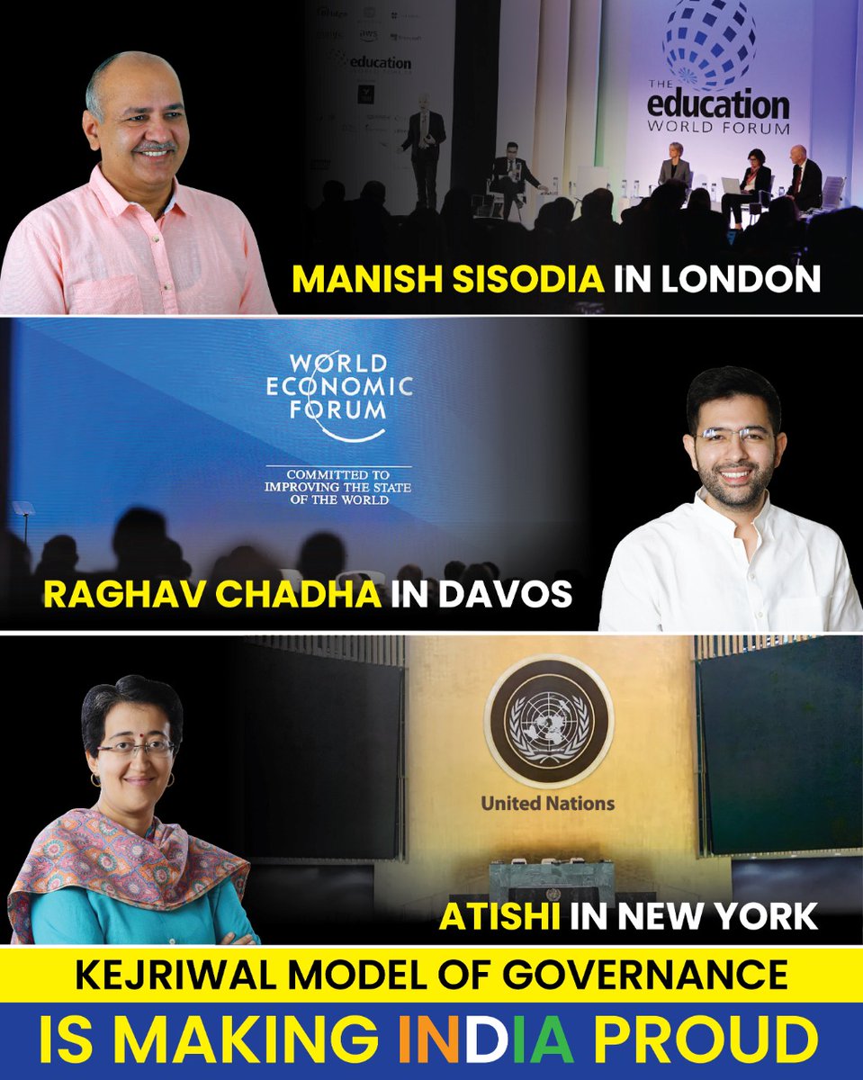 AamAadmiParty's tweet photo. AAP leaders making India proud 🇮🇳 https://t.co/2C89KU88Qw