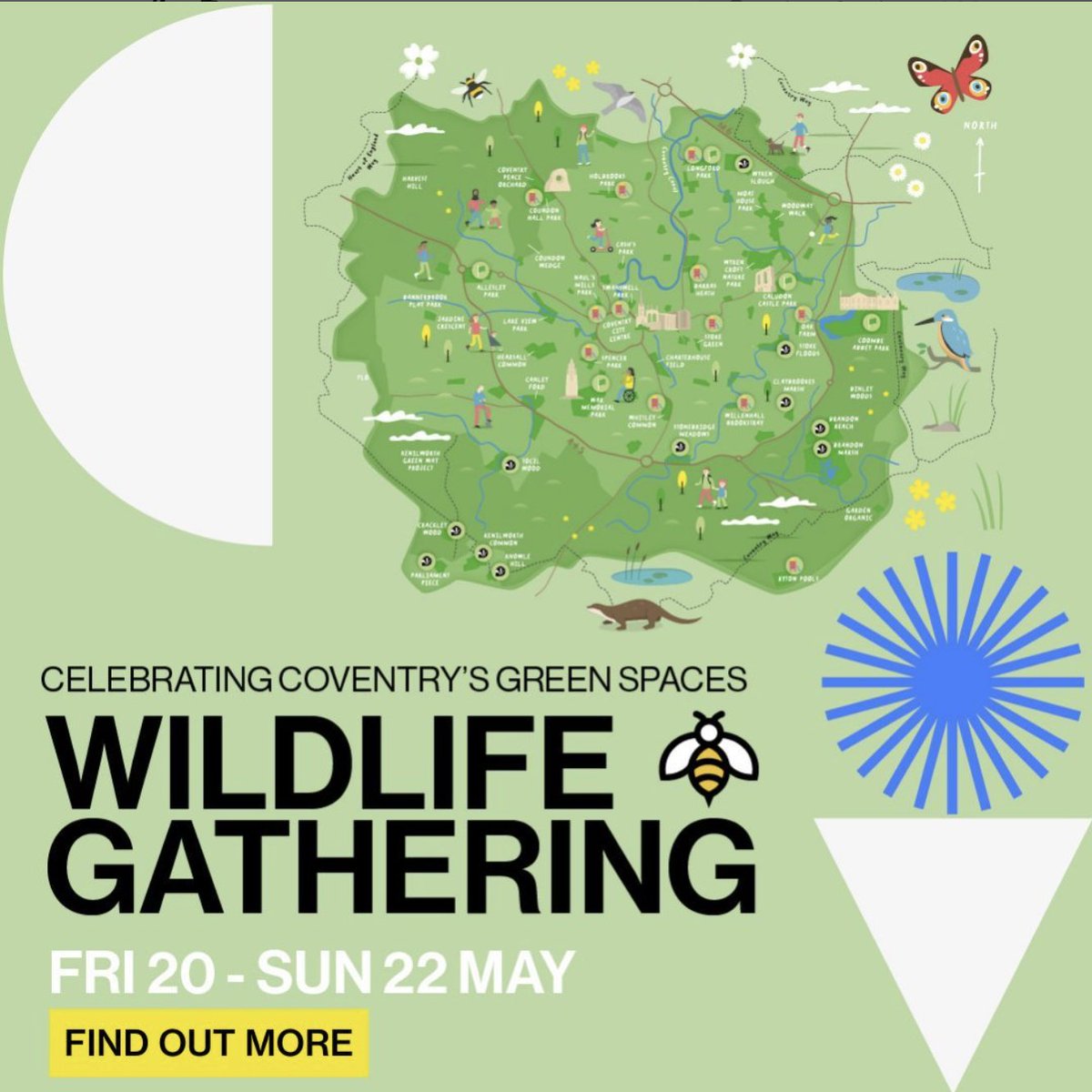 Had a great time with a finely tuned team of TPP students helping to deliver the 'Days of Doing' event at Wyken Slough as part of the brilliant Coventry CoC21 Wildlife Gathering weekend. Here we all are after the 1500+ visitors have left and pack down completed. #tiredandhappy