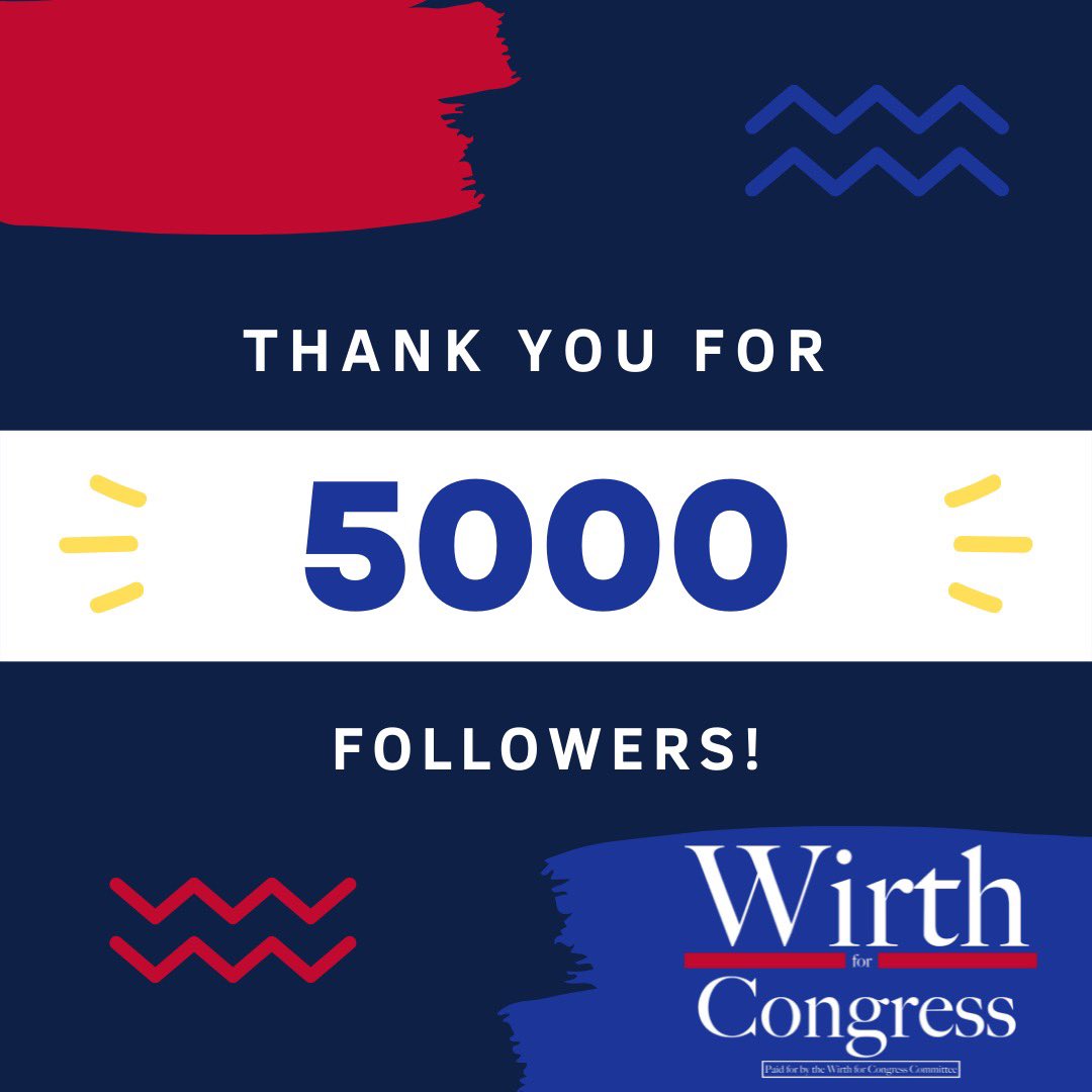 cwirth4congress's tweet photo. Thank you for the R/Ts &amp; follows- we hit our goal of 5,000 🌊

How about 10,000 who want to see us #flipthesixth in Indiana!

#VoteCinde  #Wirth4Congress 
#IN06  #VoteBlueIn2022 
#election2022  #VoteforWomen 
#INDems

(🧵1) https://t.co/x18iA9hROC